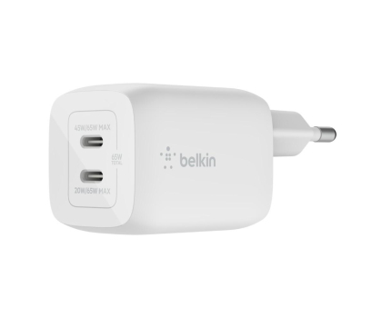 Ładowarka i akumulator Belkin GaN 65W (2x USB-C)